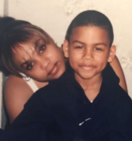 Young Dom Gabriel with his mother